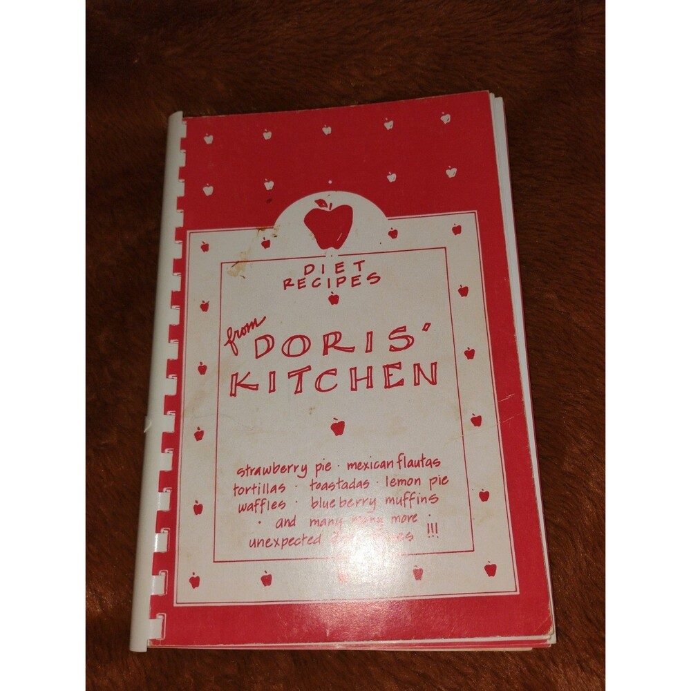 Doris' Kitchen Diet Recipes Paperback Vintage Cookbook Third Printing 1986